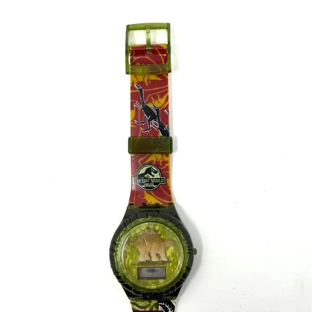1997 Burger King Jurassic Park Lost World Watch Lot Dino Eye 3-D Stego Boxed